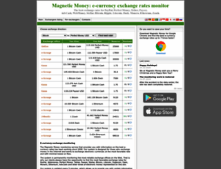 magnetic-money.org screenshot