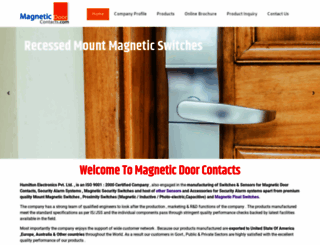 magneticdoorcontacts.com screenshot