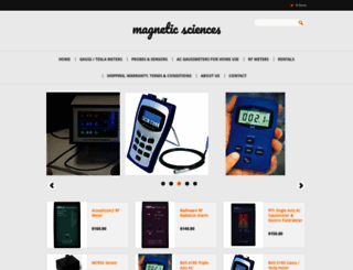 magneticsciences.com screenshot