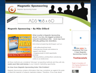 magneticsponsoringreview.com screenshot