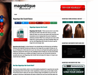 magnetiquehairgrowth.com screenshot