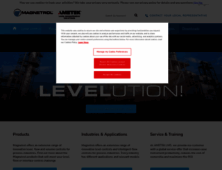 magnetrol.com screenshot