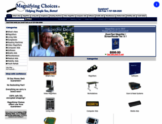 magnifyingchoices.com screenshot