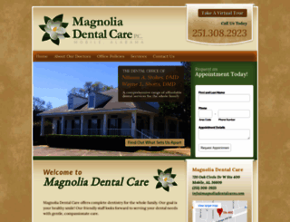magnoliadentalcares.com screenshot