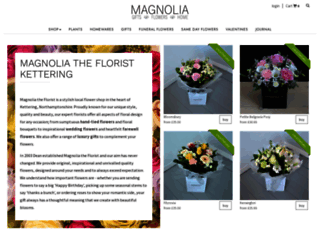 magnoliaflorist.co.uk screenshot