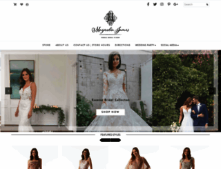 magnoliajamesbridal.com screenshot