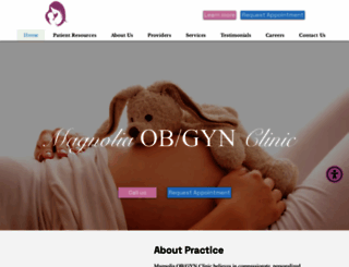 magnoliaobgynclinic.com screenshot