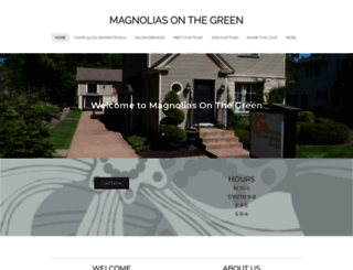magnoliasonthegreensalon.com screenshot