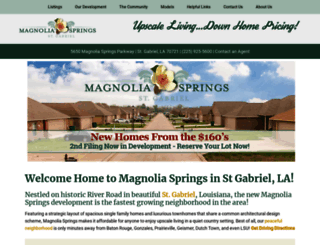magnoliaspringshomes.com screenshot