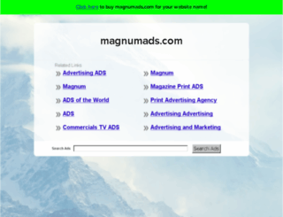 magnumads.com screenshot