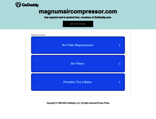 magnumaircompressor.com screenshot
