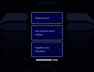 magnumlock.com screenshot