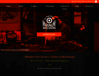 magnumwelders.com.au screenshot