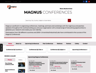 magnusconferences.com screenshot