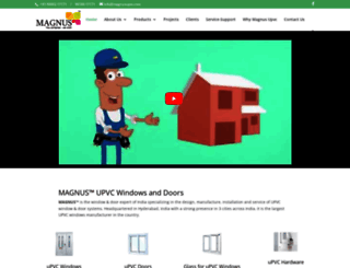 magnusupvc.com screenshot