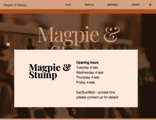 magpieandstump.com screenshot