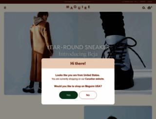 maguire-boutique.myshopify.com screenshot