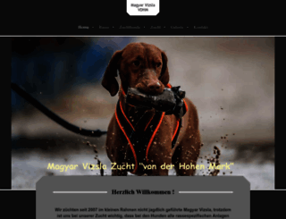 magyar-vizsla-vdhm.de screenshot