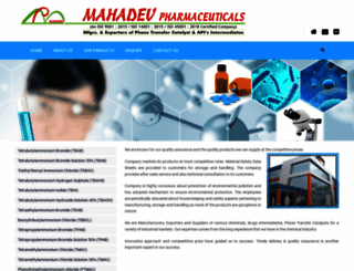 mahadevpharmaceuticals.com screenshot
