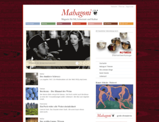 mahagoni-magazin.de screenshot