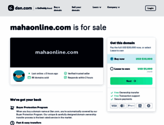 mahaonline.com screenshot