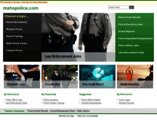 mahapolice.com screenshot