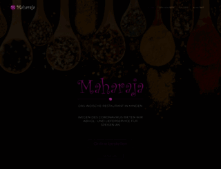 maharaja-minden.de screenshot