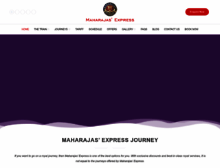 maharajas-express-india.com screenshot