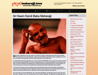 maharajji.com screenshot