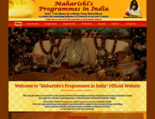 maharishi-india.org screenshot