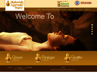 maharishiayurvedaindia.org screenshot