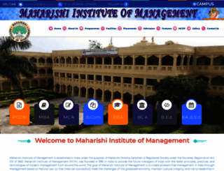 maharishiinstituteofmanagement.com screenshot