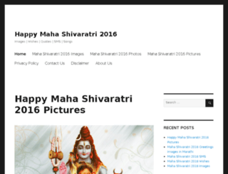 mahashivaratri2016.com screenshot