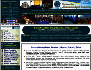 mahasiswa-unimus.unimus.web.id screenshot