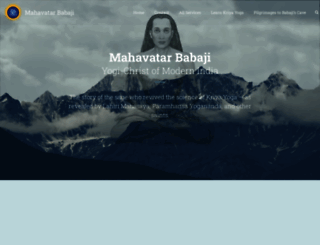 mahavatarbabaji.com screenshot