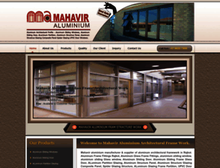 mahaviraluminium.com screenshot