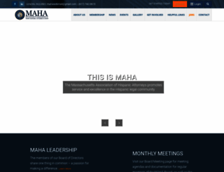 mahaweb.org screenshot