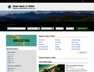 maheislandhotels.com screenshot