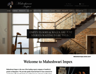 maheshwarimpex.com screenshot