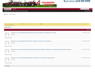 mahindra-forum.com screenshot