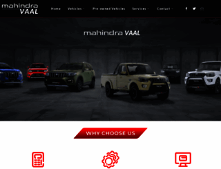 mahindravaal.co.za screenshot