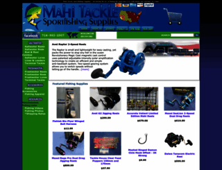 mahitackle.com screenshot