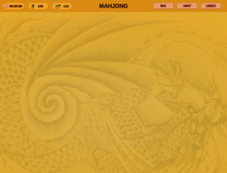 mahjong-game.com screenshot