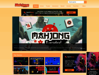 mahjongarena.com screenshot
