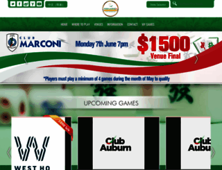 mahjongaustralia.com.au screenshot