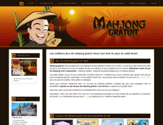 mahjonggratuit.net screenshot