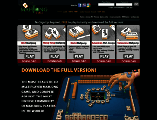 mahjongtime.com screenshot