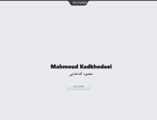 mahmoudkadkhodaei.ir screenshot