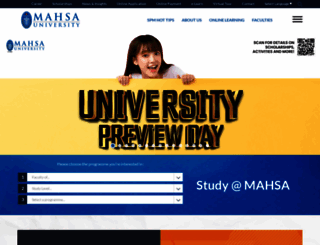 mahsa.edu.my screenshot