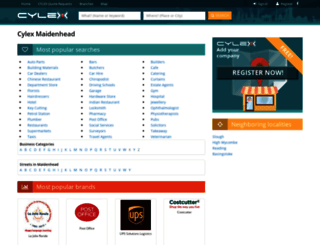 maidenhead.cylex-uk.co.uk screenshot